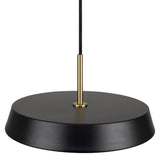 Lexi LED Pendant Light Small Black By Artcraft Detailed View