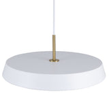 Lexi LED Pendant Light Small White By Artcraft Detailed View