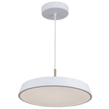 Lexi LED Pendant Light Small White By Artcraft