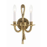 Lexsi Sconce 2 Light Olde Brass
