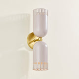 Liba Wall Sconce Double By Mitzi Side View