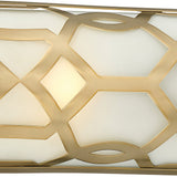 Libby Langdon For Crystorama Jennings Vanity Light Aged Brass By Crystorama - Detailed View1