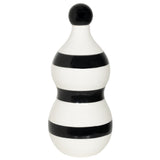 Lido Ceramic Bottle 28 Oz Black By Zafferano