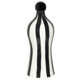 Lido Ceramic Bottle 30 Oz Black By Zafferano
