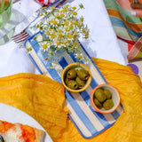 Lido Rectangular Plate by Zafferano, lifestyle view 1