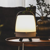 Lite-Up Play JBL Battery Table Lamp - Earth, lit on a side table