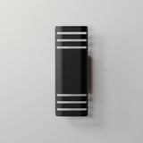 Lightray Outdoor LED Wall Light Black 13.25 Inch By Maxim Ligting Front View