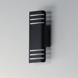 Lightray Outdoor LED Wall Light Black 13.25 Inch By Maxim Ligting Side View