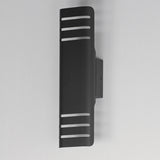 Lightray Outdoor LED Wall Light Black 17.25 Inch By Maxim Ligting Side View