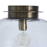 Liliane Semi Flush Mount Plated Dark Antique Brushed Brass By Renwil Detailed View 2