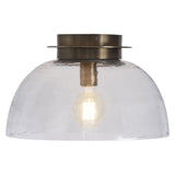 Liliane Semi Flush Mount Plated Dark Antique Brushed Brass By Renwil Main View 1