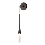 Lilium 1-Light Wall Sconce, shown in Oil Rubbed Bronze, by Hubbardton Forge