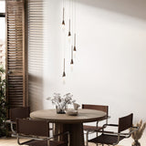 Lilium 5-Light Round Pendant lifestyle view by Hubbardton Forge