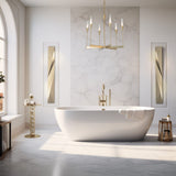 Lilium Chandelier lifestyle view by Hubbardton Forge