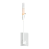 Lilium Wall Sconce in White by Hubbardton Forge