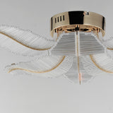 Lillet LED Flush Mount Gold By Studio M Detailed View