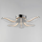 Lillet LED Flush Mount Polished Nickel By Studio M With Light