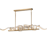 Lillet LED Linear Suspension Gold By Studio M