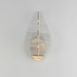 Lillet LED Wall Sconce Gold By Studio M Front View