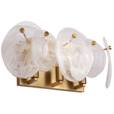 Lily Bath and Vanity Light Small By Artcraft - Side View