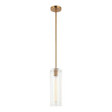 Lincoln Pendant 14 Inch Aged Gold Brass