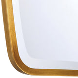 Lindee Mirror Antique Gold By Crystorama - Detailed View