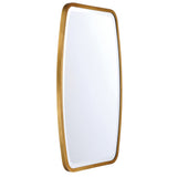 Lindee Mirror Antique Gold By Crystorama - Side View