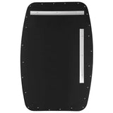 Lindee Mirror Matte Black By Crystorama - Back View
