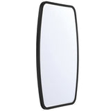 Lindee Mirror Matte Black By Crystorama - Side View