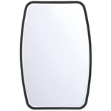 Lindee Mirror Matte Black By Crystorama