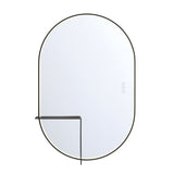 Linden LED Mirror 24" X 36" Black by Eurofase