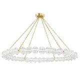 Lindley Chandelier - 55 Inch - Aged Brass by Hudson Valley