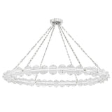 Lindley Chandelier - 55 Inch - Polished Nickel by Hudson Valley
