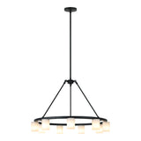 Lindy Pendant 9-Light Matte Black
