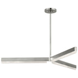 Linea Chandelier Antique Nickel By Visual Comfort Modern - Side View1