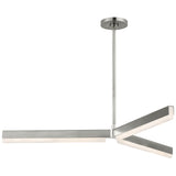 Linea Chandelier Antique Nickel By Visual Comfort Modern - Side View2