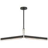 Linea Chandelier Bronze By Visual Comfort Modern