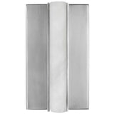 Linea Wall Sconce Small Antique Nickel By Visual Comfort Modern - Front View