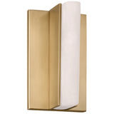 Linea Wall Sconce Small Hand Rubbed Antique Brass By Visual Comfort Modern - Side View2