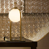 Linglong Table Lamp Antique Brass Large By Tubicen
