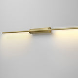 Link Double Reading Light Medium Satin Brass By CVL