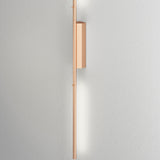 Link Double Reading Light Medium Satin Copper By CVL With Light