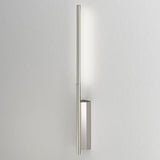 Link Single Reading Light Large Satin Nickel By CVL Side View