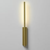 Link Single Reading Light Medium Satin Brass By CVL Front View