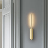 Link Single Reading Light Medium Satin Brass By CVL Lifestyle View1