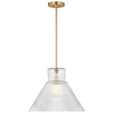 Liouet Pendant Large Satin Brass By Visual Comfort Studio