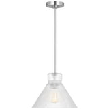 Liouet Pendant Medium Brushed Nickel By Visual Comfort Studio