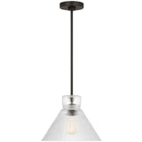 Liouet Pendant Medium Midnight Black By Visual Comfort Studio