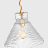 Liouet Pendant Medium Satin Brass By Visual Comfort Studio - Detailed View1