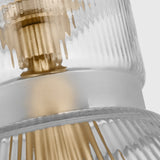Liouet Pendant Medium Satin Brass By Visual Comfort Studio - Detailed View